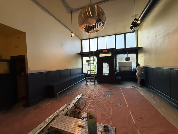 Commercial painting project